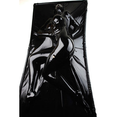Extreme Black Latex Vacuum Bed LeatherR from Kink Industries