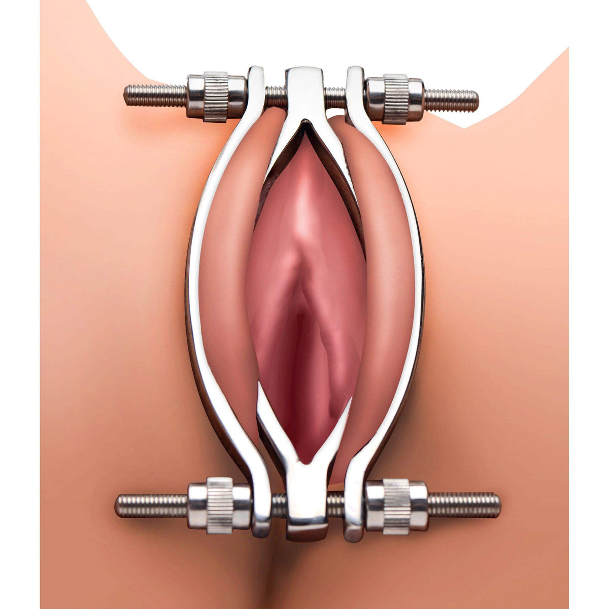 Stainless Steel Adjustable Pussy Clamp - The Dildo Hub