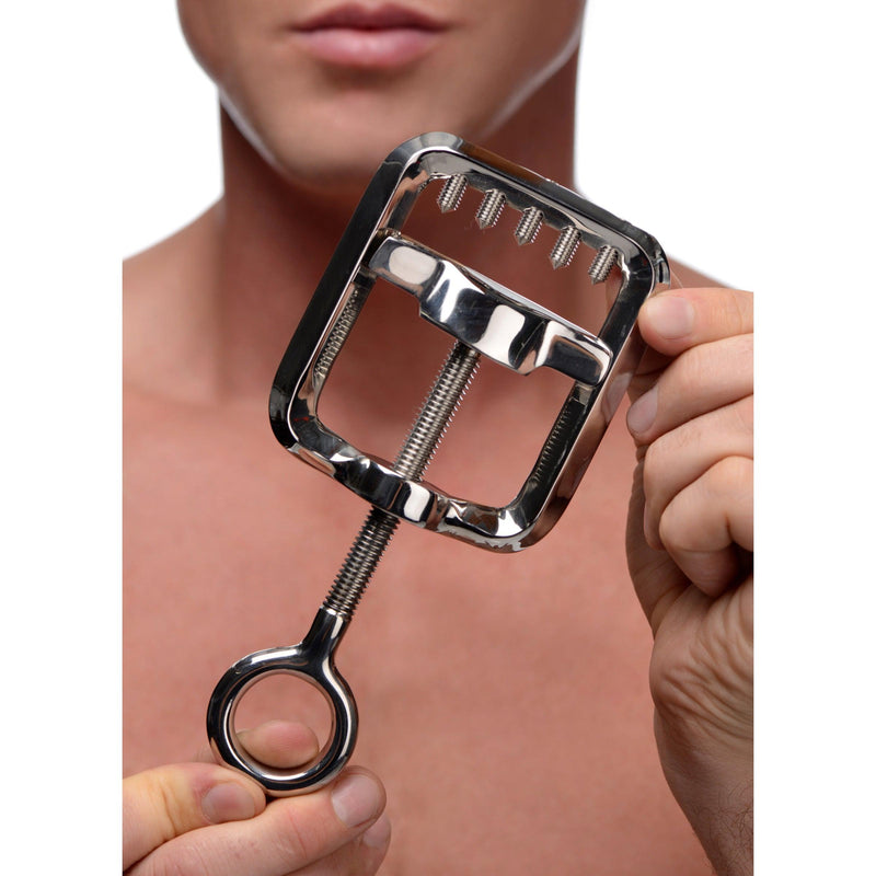 Stainless Steel Ball Crusher with Spikes - The Dildo Hub