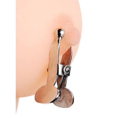 Stainless Steel Ball-Tipped Nipple Clamps - The Dildo Hub