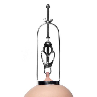 Stainless Steel Clover Clamp Nipple Stretcher - The Dildo Hub