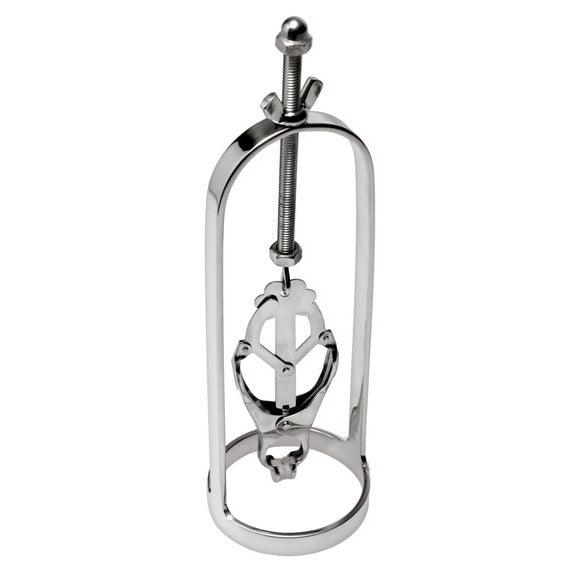 Stainless Steel Clover Clamp Nipple Stretcher - The Dildo Hub