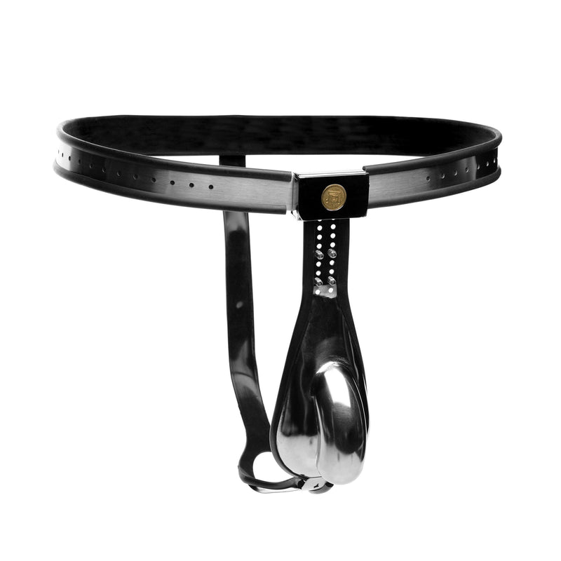 Stainless Steel Cock Entrapment Belt - The Dildo Hub