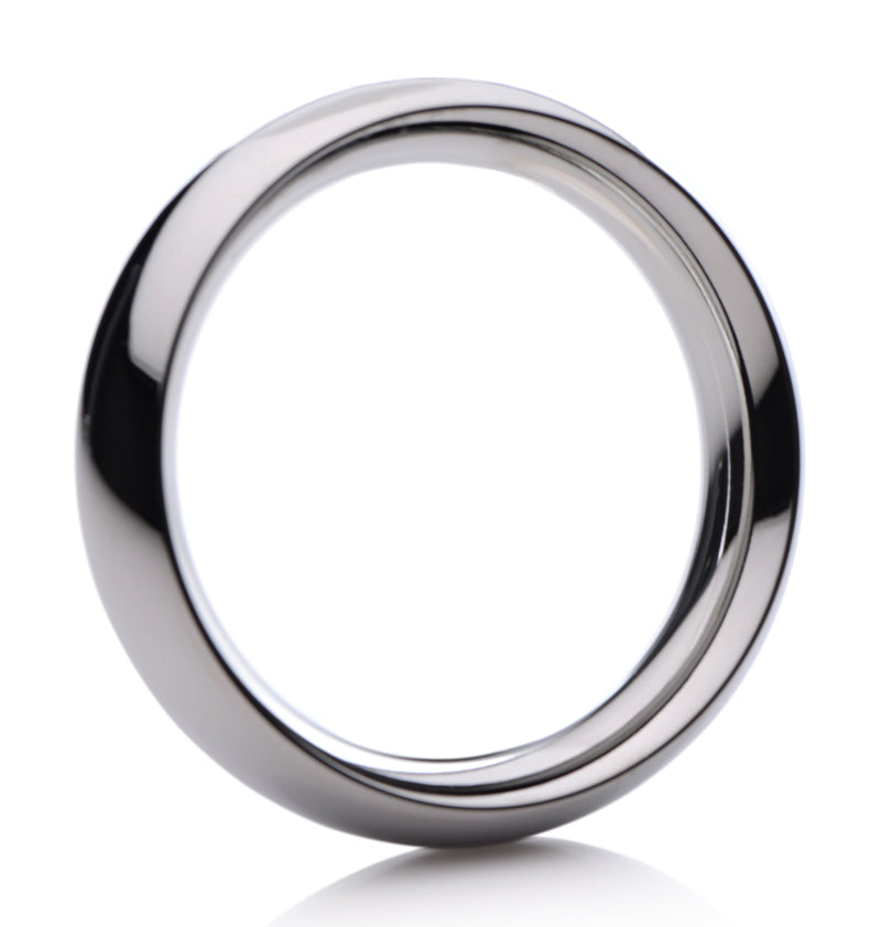 Stainless Steel Cock Ring - 2.25 Inches - The Dildo Hub