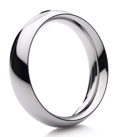 Stainless Steel Cock Ring - 2.25 Inches - The Dildo Hub