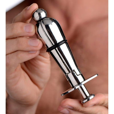 Stainless Steel Locking Anal Plug - The Dildo Hub