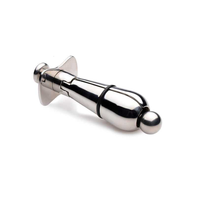 Stainless Steel Locking Anal Plug - The Dildo Hub