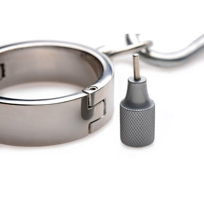 Stainless Steel Yoke with Collar and Cuffs - The Dildo Hub