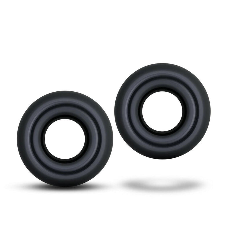 Stay Hard Donut Cock Rings Oversized (2 Pack) | Blush - The Dildo Hub