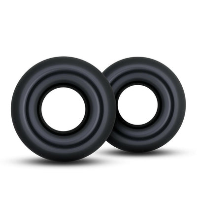 Stay Hard Donut Cock Rings Oversized (2 Pack) | Blush - The Dildo Hub