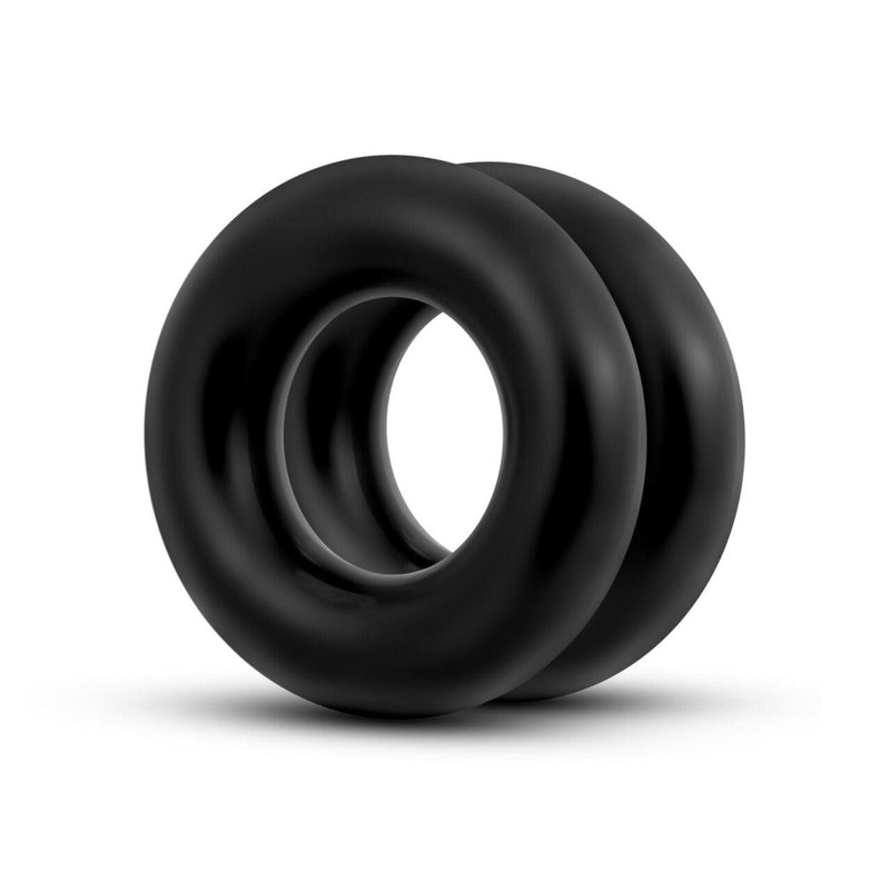 Stay Hard Donut Cock Rings Oversized (2 Pack) | Blush - The Dildo Hub