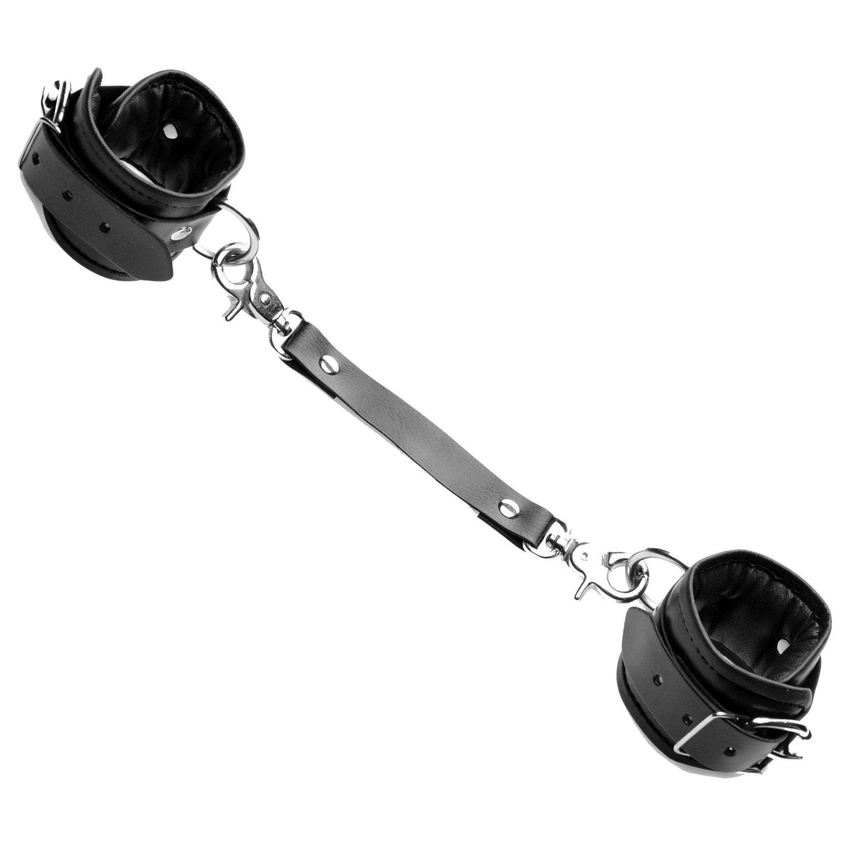 Strap Linked Bondage Cuffs - Wrist - The Dildo Hub