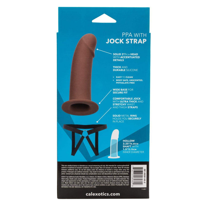 Strap-On Harness Ppa With Jock Strap - Brown | CalExotics - The Dildo Hub