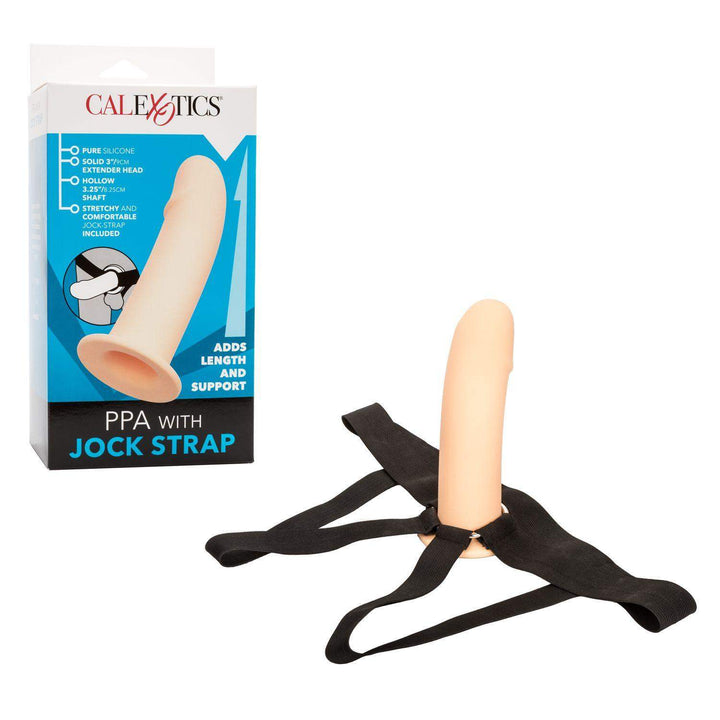 Strap-On Harness Ppa With Jock Strap - Ivory | CalExotics - The Dildo Hub