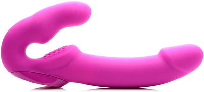 Strap U Evoke Vibrating Strapless Silicone Strap On Dildo - The Dildo Hub