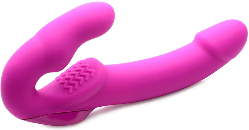 Strap U Evoke Vibrating Strapless Silicone Strap On Dildo - The Dildo Hub