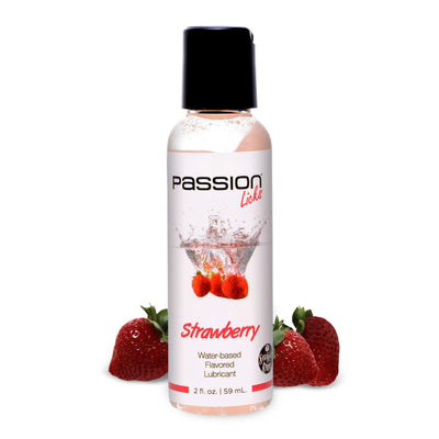 Strawberry Flavored Lubricant 2oz - The Dildo Hub