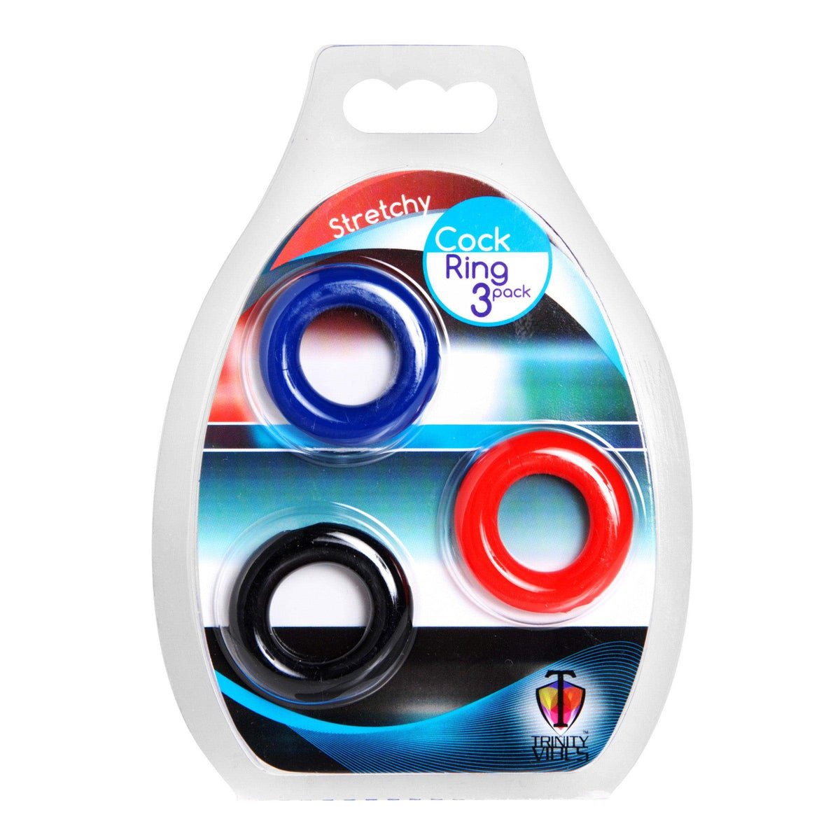Stretchy Cock Ring 3 Pack - The Dildo Hub