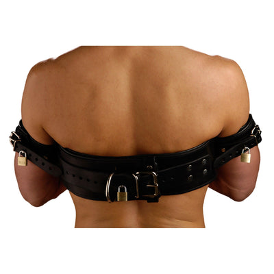 Strict Leather Arms to Chest Restraint Belt - The Dildo Hub