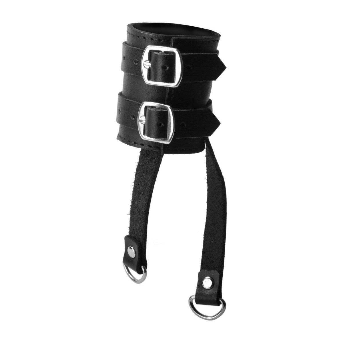 Strict Leather Ball Stretcher with 2 Pulls - The Dildo Hub