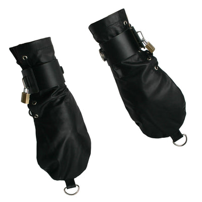 Strict Leather Bondage Mittens - The Dildo Hub