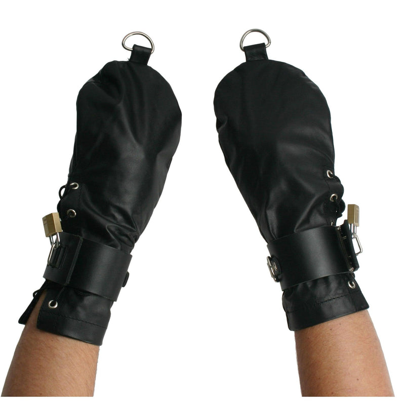 Strict Leather Bondage Mittens - The Dildo Hub