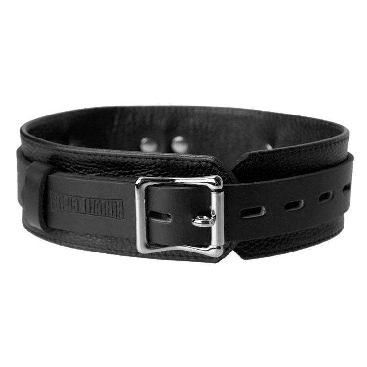 Strict Leather Deluxe Locking Collar - The Dildo Hub