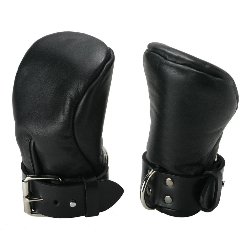 Strict Leather Deluxe Padded Fist Mitts- ML - The Dildo Hub