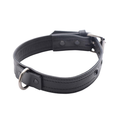 Strict Leather Luxury Locking Collar - The Dildo Hub