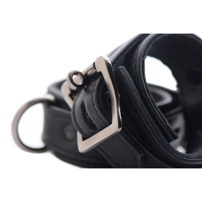 Strict Leather Luxury Locking Wrist Cuffs - The Dildo Hub