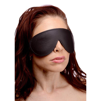 Strict Leather Padded Blindfold - The Dildo Hub