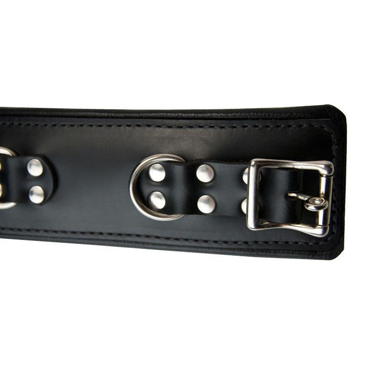 Strict Leather Padded Premium Locking Wrist Restraints - The Dildo Hub