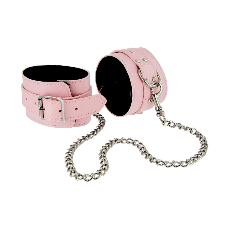 Strict Leather Pink Bondage Set - The Dildo Hub