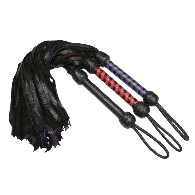 Strict Leather Premium Deerskin Flogger- Black - The Dildo Hub