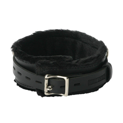 Strict Leather Premium Fur Lined Locking Collar- XL - The Dildo Hub