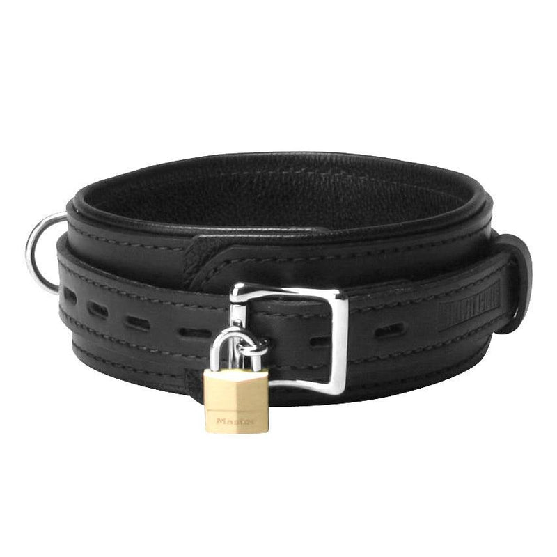 Strict Leather Premium Locking Collar - The Dildo Hub