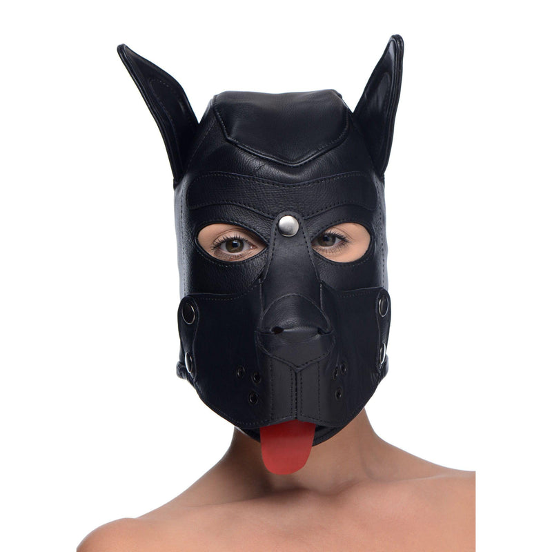 Strict Leather Puppy Hood with Bendable Ears - The Dildo Hub