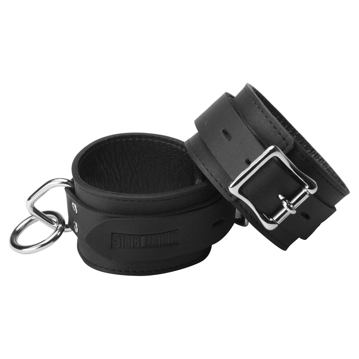 Strict Leather Standard Locking Wrist Cuffs - The Dildo Hub