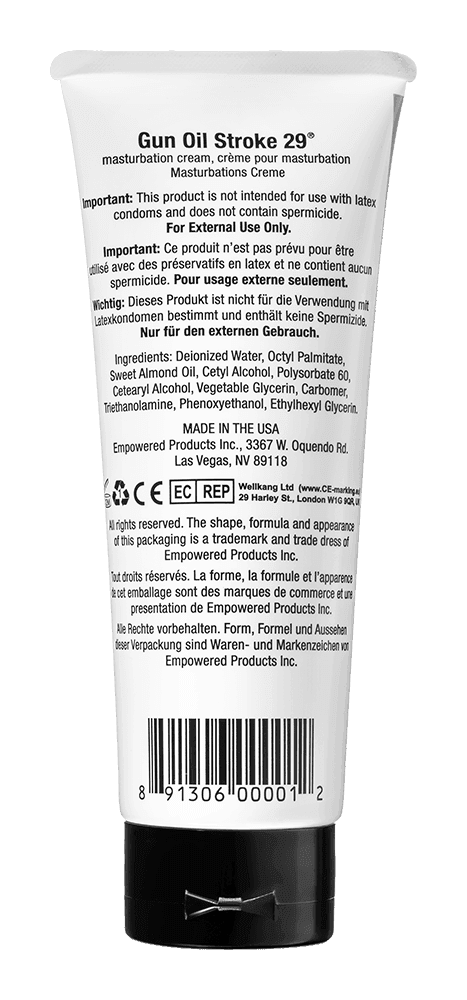 Stroke 29® Masturbation Cream 3.3oz - The Dildo Hub