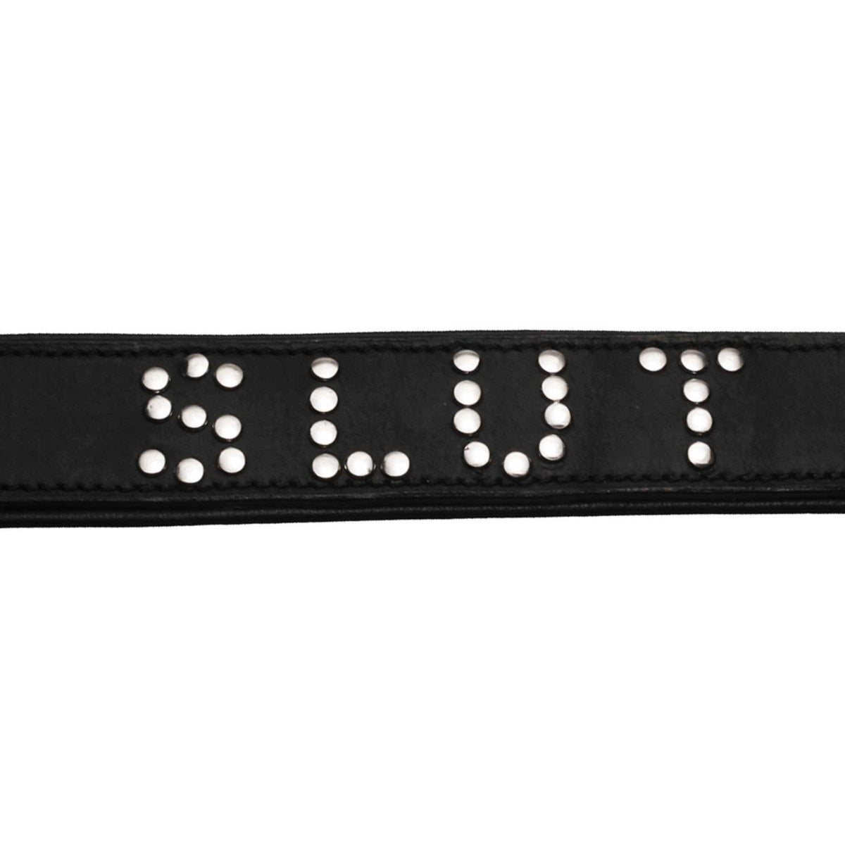 Studded Leather Slut Collar - The Dildo Hub