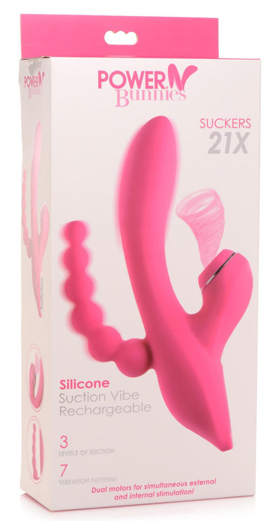 Suckers 21X Silicone Suction Vibrator - The Dildo Hub