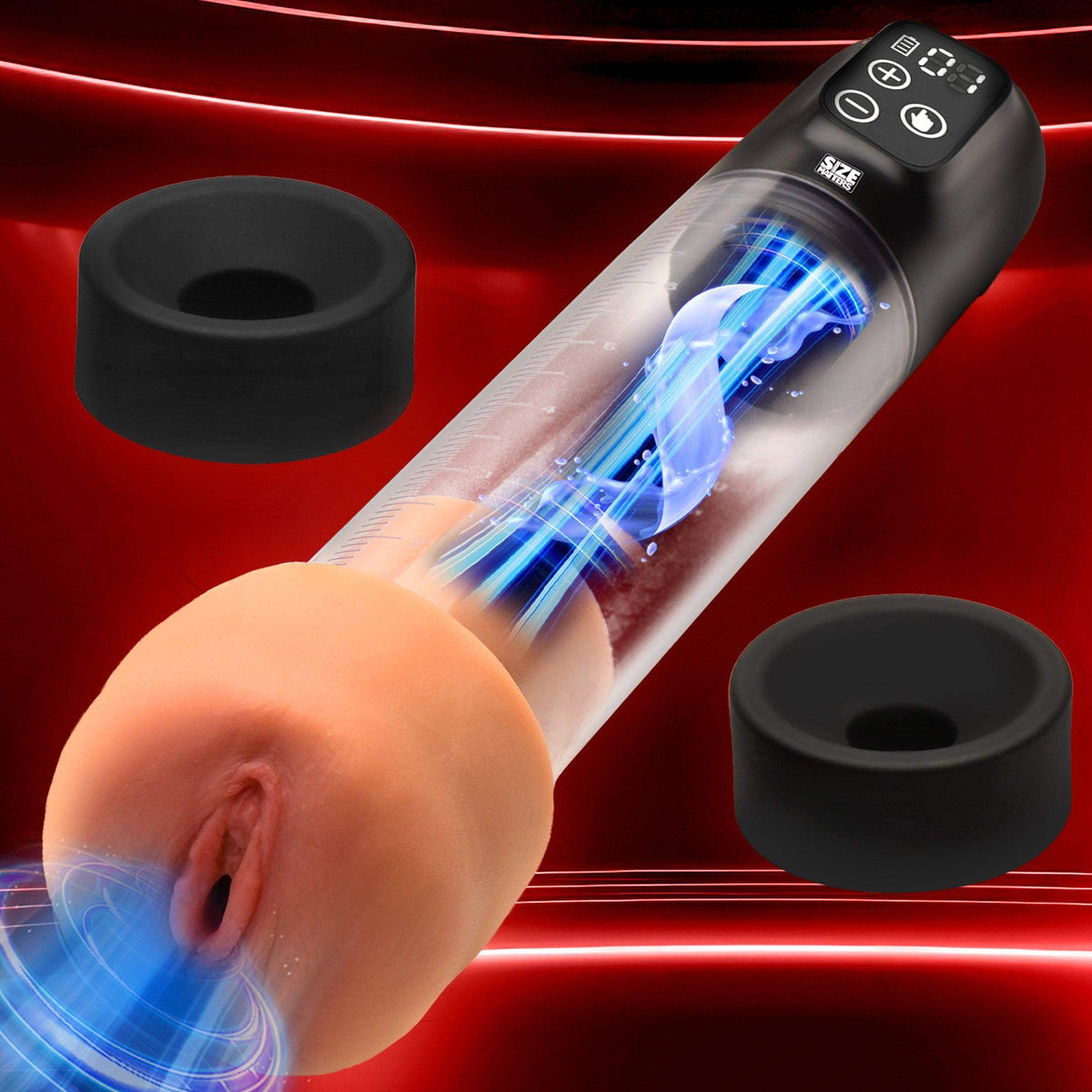 Sucking Penis Pump with Attachments - The Dildo Hub