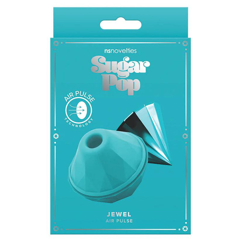 Sucking Vibrators Sugar Pop Jewel - Teal - The Dildo Hub