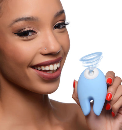 Sucky Bunny Silicone Clitoral Stimulator - Blue - The Dildo Hub