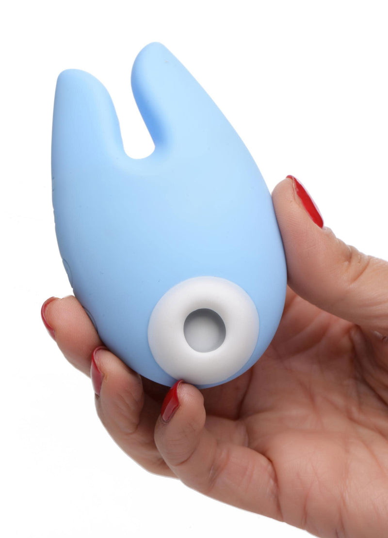 Sucky Bunny Silicone Clitoral Stimulator - Blue - The Dildo Hub