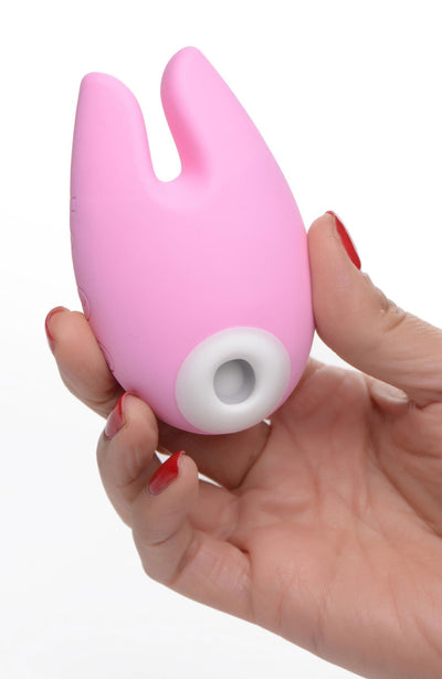 Sucky Bunny Silicone Clitoral Stimulator - Pink - The Dildo Hub