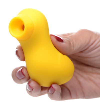 Sucky Ducky Silicone Clitoral Stimulator - Yellow - The Dildo Hub