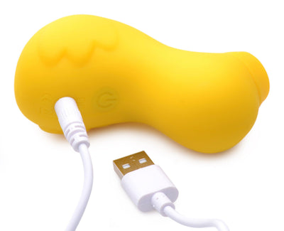 Sucky Ducky Silicone Clitoral Stimulator - Yellow - The Dildo Hub