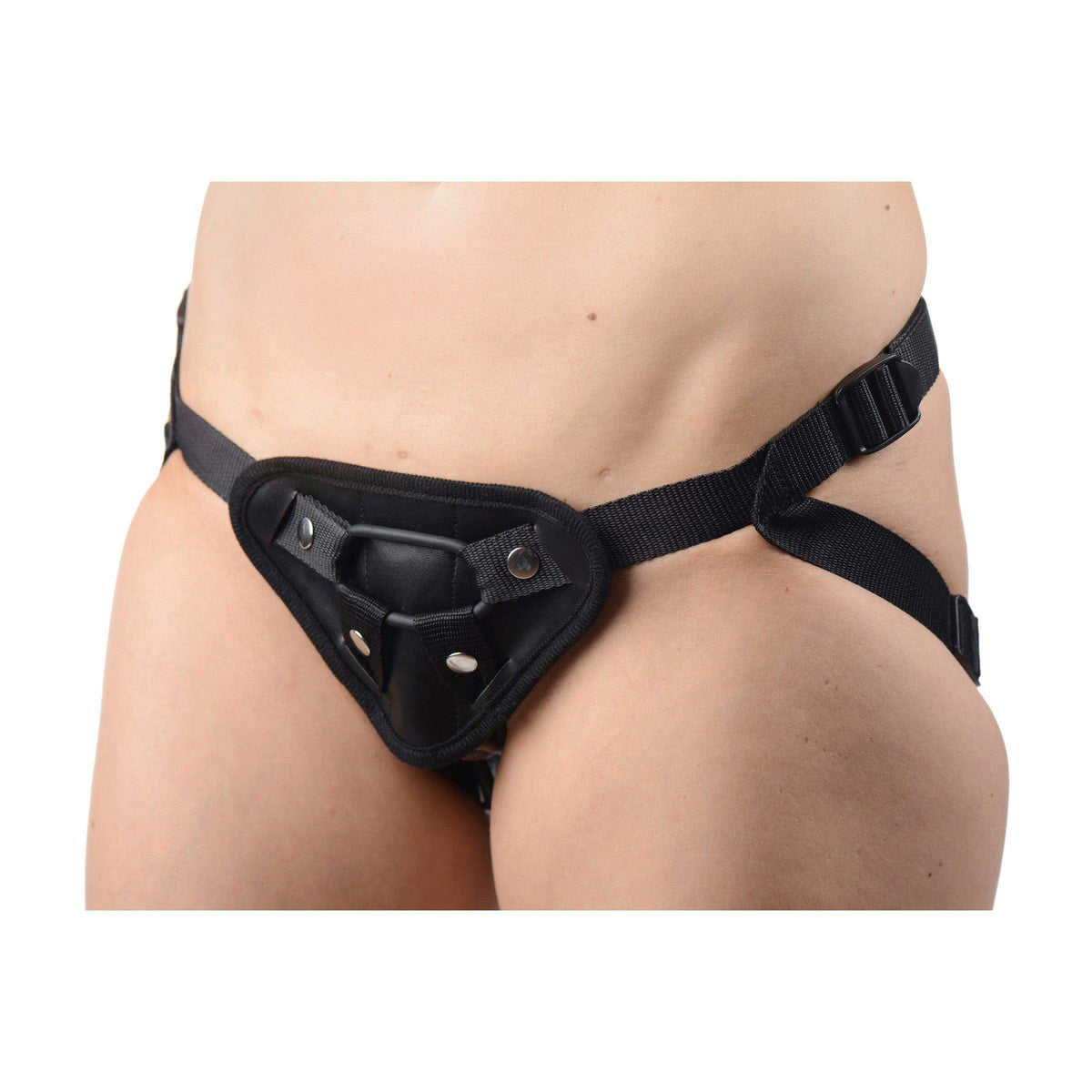 Sutra Fleece-Lined Strap On with Vibrator Pouch - The Dildo Hub