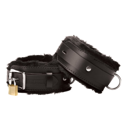 Strict Leather Premium Fur Lined Wrist Cuffs LeatherR from Strict Leather